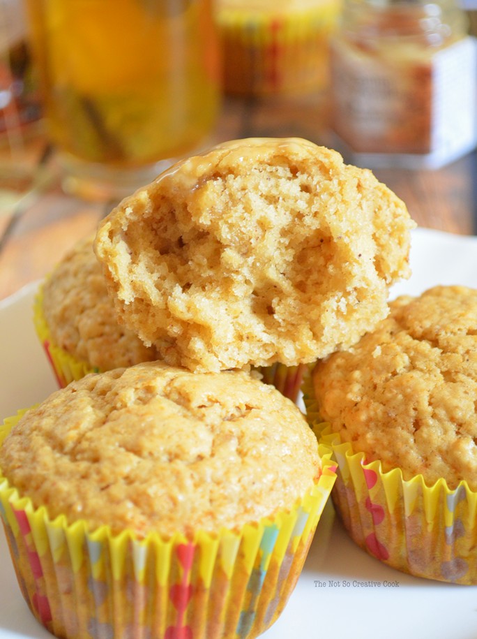 Maple Oatmeal Muffins + Recipe Video - The Not So Creative Cook